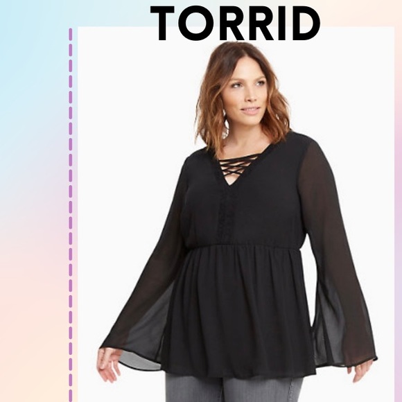 Chiffon Babydoll Top - Picture 4 of 5